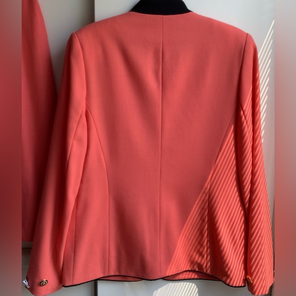 Wool Crepe suit jacket blazer 90s Canadian designer - Picture 4 of 12